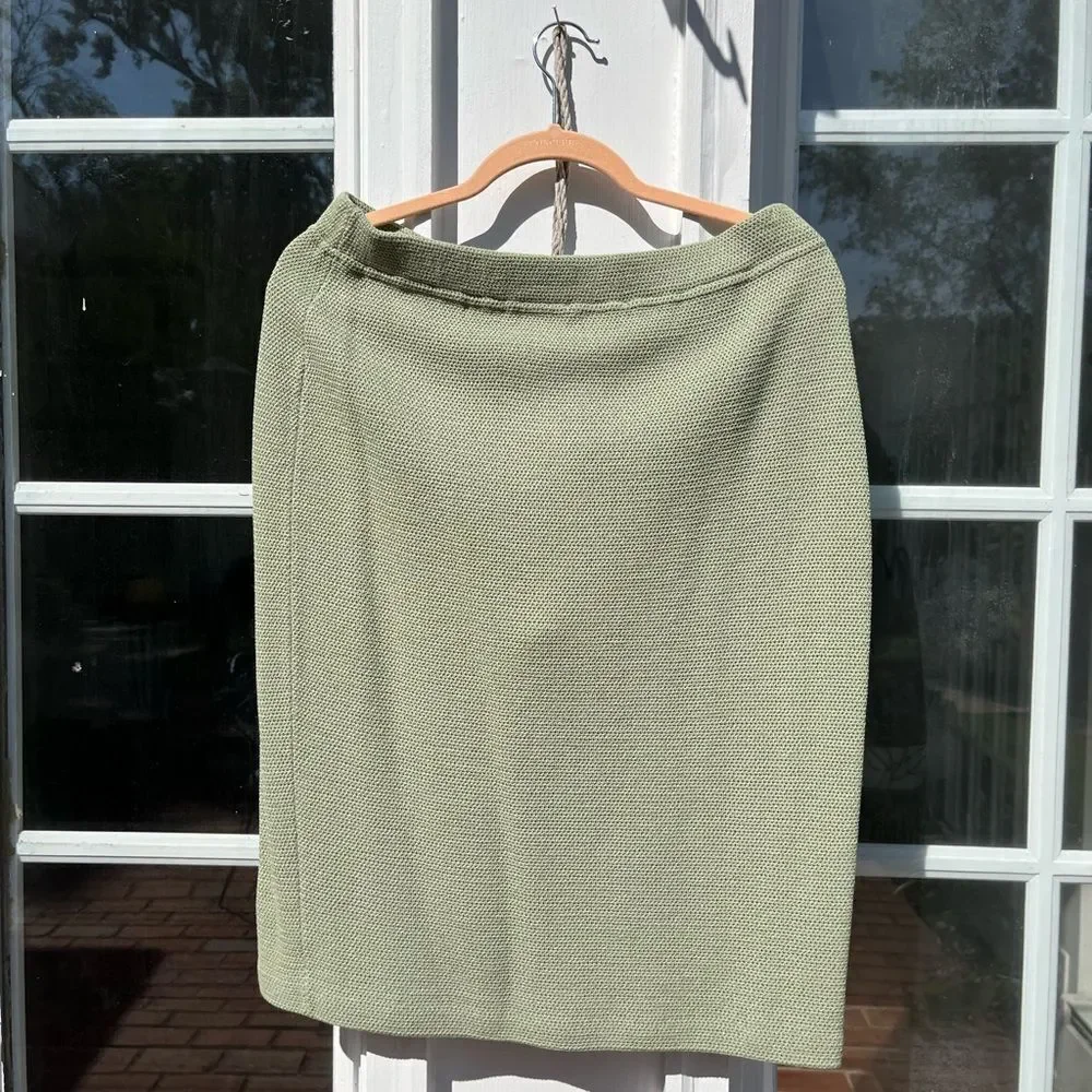 St. John Collection Knit Sweater Skirt Set